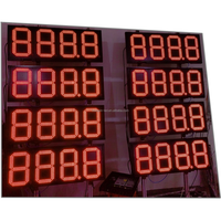Australie 888.8 12 pouces panneau de prix du carburant Led signe de prix du gaz Station-service Station-service