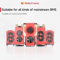 Daly Smart BMS 3S-24S 12V-72V 30A-500A BT UART RS485 CAN avec capteur de température, fonction d'affichage LCD et carte de contrôle