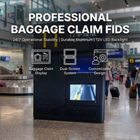 Terminal de Pantalla FIDS Integrado, Sistema LCD de Ingeniería Personalizada OEM para Despliegue de Información al Pasajero en Aeropuertos y Metro, Video Wall