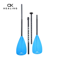 OKHEALING Factory – Lot de 4 pagaies réglables en longueur pour SUP et kayak, légères en fibre de verre, 2-en-1 OEM, à double lame