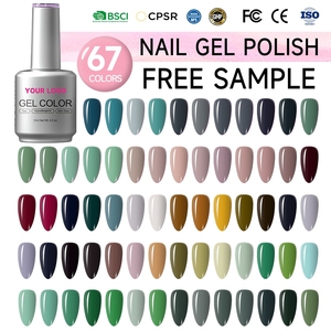 Vernis à ongles en gel longue tenue, sans HEMA ni TPO, 67 couleurs personnalisables, sans odeur, facilement dissolvable, vente en gros - Product Image 1