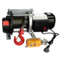Palans électriques de haute qualité 500 kg 220 V 380 V 50 Hz 60 Hz, hauteur de levage 30-100 m, palan électrique à câble pour levage et traction