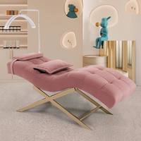 Table de Massage Incurvée pour Salon de Beauté, Lit Esthétique Courbé pour Extensions de Cils, Qualité Supérieure