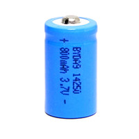 Batterie au lithium rechargeable d'origine 14250 3.7V, viseur laser rouge-vert, électronique grand public