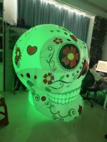 Vente Flash : Ballon Gonflable Crâne Effrayant Thème Halloween pour Décoration de Fête et Location Événementielle