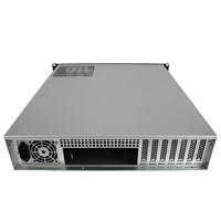 Casing Server Industrial Full ATX 550mm Rackmount Desktop 2U untuk Papan DAQ dan JBOD