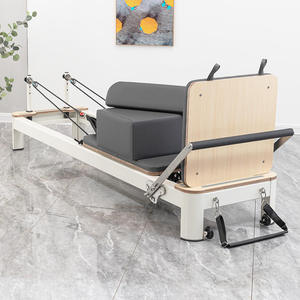 Estudio de yoga personalizado aleación de aluminio blanco Pilates Reformer aluminio comercial Pilates máquina Pilates equipo - Product Image 5