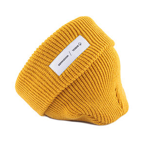 Venta al por mayor de encargo de alta calidad diseñe su propio logotipo con etiqueta <span class=keywords><strong>tejida</strong></span> 100 de lana de acrílico hecho <span class=keywords><strong>a</strong></span> mano ganchillo bebé niño gorro - Product Image 2