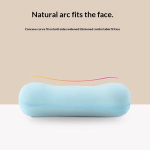 Almohada de Viaje de Seda Fría Multifuncional Portátil con Espuma Viscoelástica para Oficina, Siesta y Protección Cervical - Product Image 4