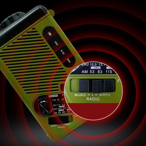 Radio d'urgence à manivelle solaire LED avec lampe de poche, haut-parleur intégré et <span class=keywords><strong>chargeur</strong></span> de téléphone portable <span class=keywords><strong>USB</strong></span> - Product Image 6