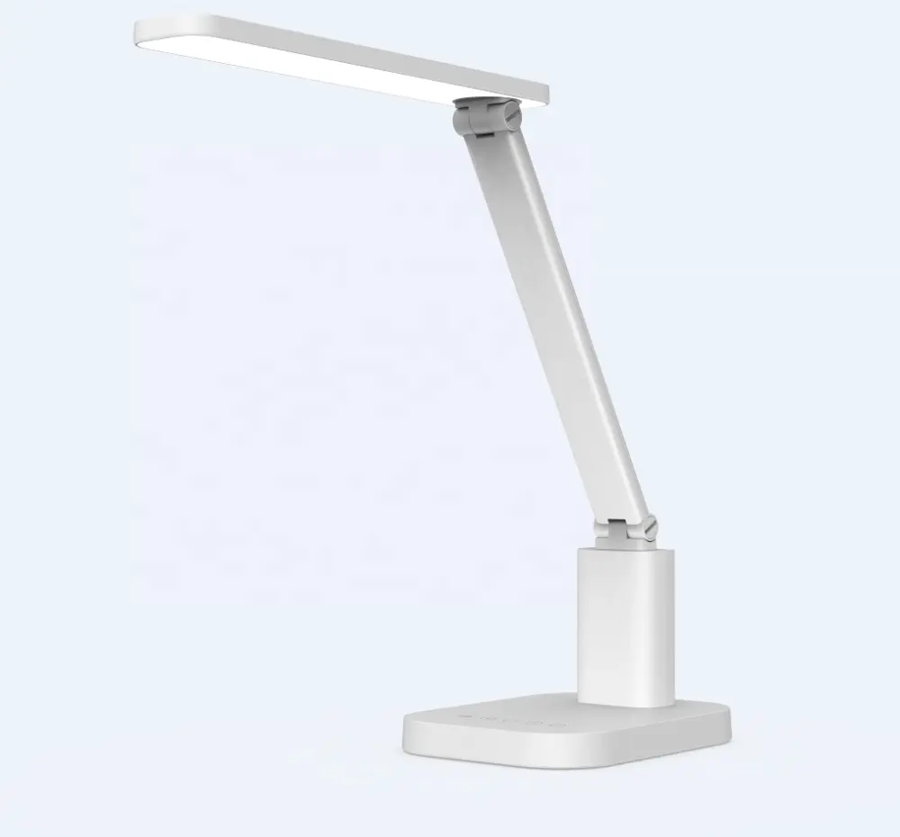 Lampe de lecture réglable de chevet avec réveil, lampe de bureau led de premier rang avec réveil numérique