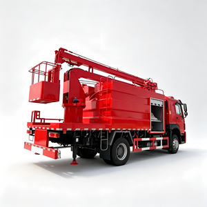 Camion de pompiers aérien compact 18M avec réservoir d'eau et de mousse personnalisable, approvisionnement direct usine pour les services municipaux de lutte contre les incendies - Product Image 1