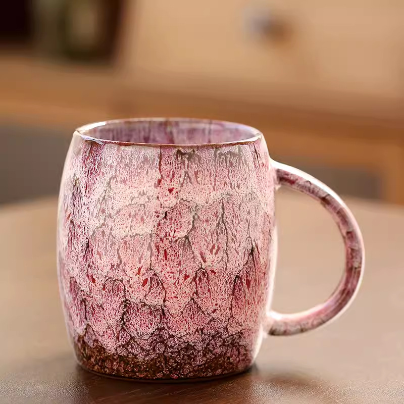 Tasse à eau pour changement de four 400ml-rose