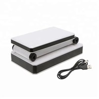 Lampe de bureau LED à commande tactile à intensité variable rechargeable par USB, haute luminosité, pliable, style moderne, corps en plastique pour salle de lecture