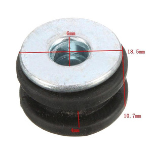 Juntas para amortiguadores de motocicleta, 20 piezas, 10 de metal, 10 de goma, color negro, para reparación y reemplazo, uso en amortiguación - Product Image 5