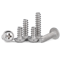Vis à tête cylindrique Phillips en acier inoxydable AISI ST 304 SS 316 A2-80 SUS 321 avec collier DIN 968