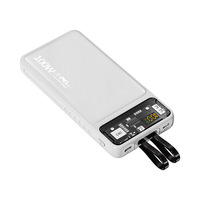 Producto Más Vendido en Alibaba: Bancos de Energía de Carga Súper Rápida de 22.5w, 20000mah y 10000mah con Cable Integrado