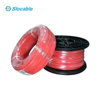 Versenkbarer halogen freier Hoch temperatur widerstand 90 ° C 2,5 mm² bis 10mm ² PV-Draht Doppel kern