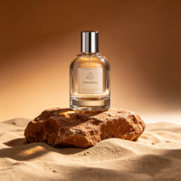 Flacons de parfum vides de luxe personnalisés 30ml 50ml 100ml, flacons de parfum en verre cylindriques transparents avec vaporisateur, boîte d'emballage