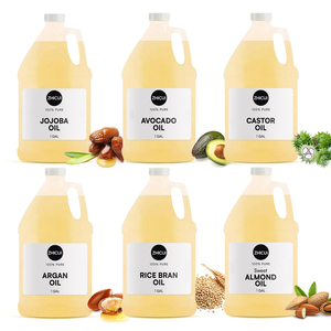 <span class=keywords><strong>Aceite</strong></span> Portador 100% Puro Prensado en Frío <span class=keywords><strong>de</strong></span> Jojoba, Aguacate, Ricino, Argán, Salvado <span class=keywords><strong>de</strong></span> Arroz y <span class=keywords><strong>Almendras</strong></span> <span class=keywords><strong>Dulces</strong></span> para Piel, Cabello y Cosméticos, Venta al por Mayor - Product Image 1