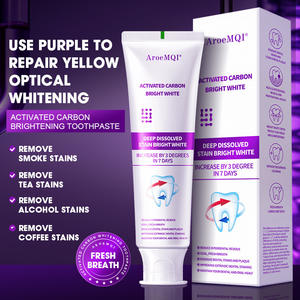 อะโรอีเอ็มคิวไอ ยาสีฟันถ่านกัมมันต์ 100 กรัม ไวท์เทนนิ่งขจัดคราบขาวกระจ่างใส - Product Image 5