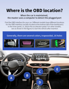 Scanner Universel de Diagnostic des Codes d'Erreur Moteur OBD2 <span class=keywords><strong>K1</strong></span> CAN BUS 2025, Outil de Diagnostic Multicolore avec 12 Langues - Product Image 5