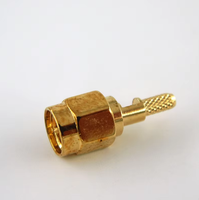 Connecteur coaxial RF à sertir mâle SMA 50 ohms pour câble RG316