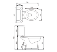 Ensemble de toilette d'hôtel de style européen moderne motif à double chasse et double drainage Plaque de couverture en bois coloré P-Trap Structure en deux pièces