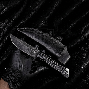 Cuchillo Táctico Fijo Imperial Enterprises Hecho a Mano Personalizado, Punta de Clip Afilada, Hoja Recta, Acero con Alto Contenido de Carbono, Mango de Micarta, 8 Pulgadas - Product Image 1