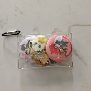 ถุงใส่เครื่องประดับ PVC ใสแบบใช้ซ้ำได้พร้อมสายคล้องแบบกระดุม พกพาสะดวกและทนทาน - Product Image 6