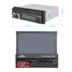 Reproductor de DVD para coche, reproductor de <span class=keywords><strong>Mp5</strong></span> estéreo Universal con Mirror Link, FM, BT, <span class=keywords><strong>USB</strong></span>, TF, pantalla táctil de 7 pulgadas, 1 Din - Product Image 6