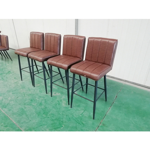 Tabouret <span class=keywords><strong>de</strong></span> <span class=keywords><strong>Bar</strong></span> Moderne avec Dossier Ovale Beige Ensemble Table et <span class=keywords><strong>Chaises</strong></span> pour <span class=keywords><strong>6</strong></span> personnes - Product Image 6