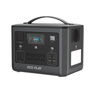ECOPLAY 800W เครื่องกำเนิดไฟฟ้าพกพาแบบ Pure Sine Wave 768WH กำลังสูง สำหรับการตั้งแคมป์ การเดินทาง กรณีฉุกเฉิน ใช้ในบ้าน สำรองไฟรถยนต์ - Product Image 6
