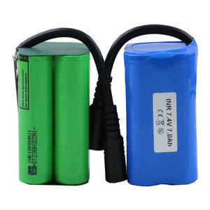 Usine personnalisée <span class=keywords><strong>18650</strong></span> 7.4v 6600mah <span class=keywords><strong>2s3p</strong></span> 7.4v 5200mah <span class=keywords><strong>18650</strong></span> batterie 5200mah batterie au lithium 7.4 mah pour jouets électriques - Product Image 5