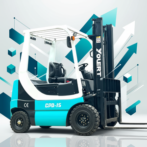 빠른 배송 전동 지게차 2톤 휴대용 배터리 지게차 AC 모터 공장 직판 전지형 지게차 도매가 - Product Image 1