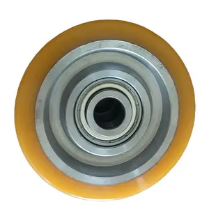 0/65 x6 4494226-25mm polyuretano sólido pu apoio roda caster fixador peça sem iluminação