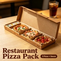 Boîte à pizza personnalisée en gros avec logo pour restaurant, traiteur, événement et emballage à emporter