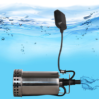 Pompa Submersible QY 220V Tekanan Tinggi 400W Bahan Stainless Steel Debit 7m/h Kabel 8m untuk Irigasi Pertanian Rumah Tangga Kecil