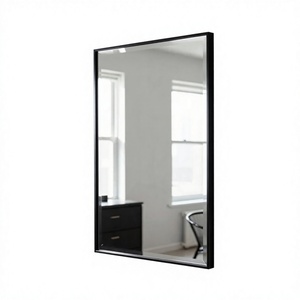 Modern Framed Wall <b>Mirror</b> <b>gold</b> Finish Rectangular Decorative Glass Surface for Home Hotel Decoration - Product Image 3