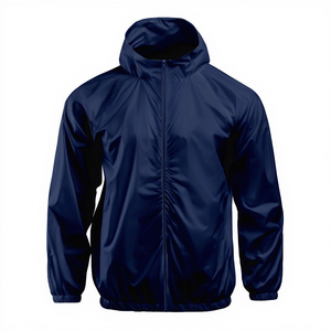 Chaqueta Impermeable Ligera Unisex Ecológica 100% Poliéster con Capucha para Viajes, Senderismo, Golf y Protección Contra el Viento - Product Image 1