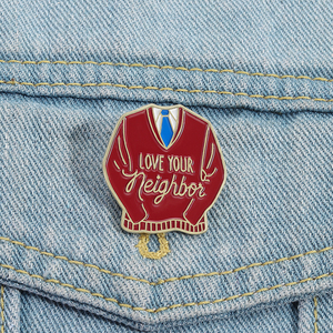 Jesús <span class=keywords><strong>ama</strong></span> todo el Pin esmaltado, broche de verso bíblico cristiano, insignia de solapa, regalo de joyería para amigos y creyentes, venta al por mayor - Product Image 1