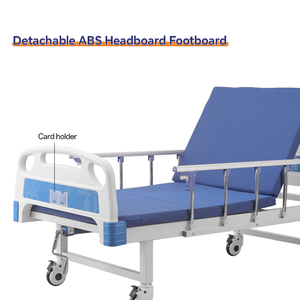 Precio de Fábrica Cama Hospitalaria Manual de 2 Manivelas para Pacientes, Resistente, 260 kg, Cama Médica Ajustable para Enfermería, Venta al por Mayor Global - Product Image 4