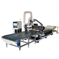 Changeur d'outils automatique 1325 atc nidification cnc routeur machine vente chaude meubles en bois armoire porte faisant la machine