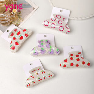 مقاطع مربعة من الأكريليك مقاس كبير للشعر الكثيف-زينة شعر نسائية عالية الجودة بيع بالجملة من المصنع مباشرة - Product Image 1