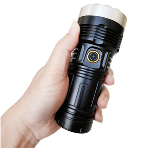 Luomen Highlights <b>Rechargeable</b> Aluminum <b>Flashlight</b> 18650 Led Handheld Torch Long Range High Power - Product Image 1