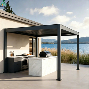 Pérgola Bioclimática Premium Ancsem con Sistema Motorizado y Manual, Resistente al Viento, Lluvia y Óxido, Instalación Personalizada para <span class=keywords><strong>Terraza</strong></span> o Patio - Product Image 2