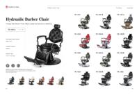 Sillón de Barbería Vintage Retro de Cuero PU Marrón, Hidráulico, Reclinable, Resistente, para Salón de Belleza, Escuela, con Rotación de 360 Grados
