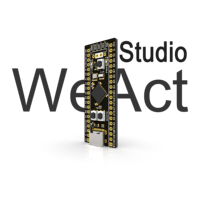 Placa de Desarrollo STM32F411CEU6 STM32F4, Placa Base del Sistema Mínimo, MicroPython, WeAct Studio
