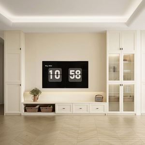 Living Room <b>TV</b> Cabinet Modern <b>Wall</b> Unit Entertainment Storage Solution With Floating Design - Product Image 2