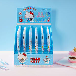 قلم جل كرتوني عالي الجودة بتصميم جمالي، كتابة سلسة، قلم اختبار لطيف أسود، أدوات مكتبية للامتحانات - Product Image 1